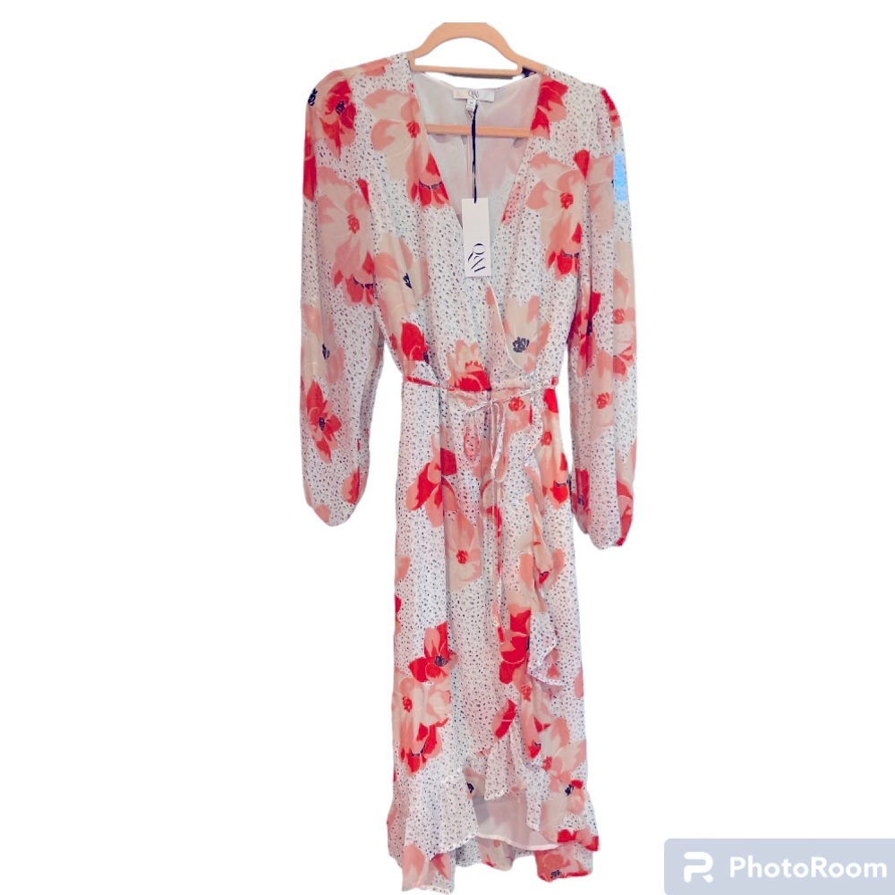 *NWT* Q&A floral midi dress
